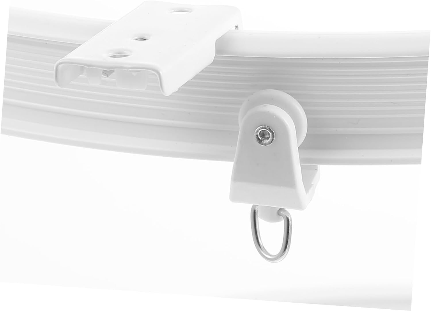 1set Bendable Curtain Track Shaped Ceiling Rail with Accessories for Home Installation Smooth for Custom