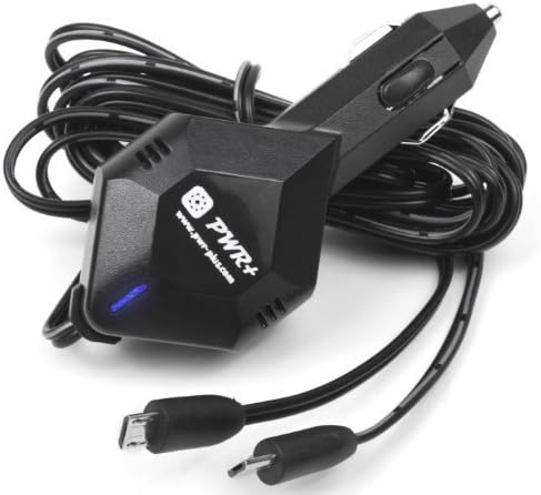 Pwr+ 6.5 Ft Dual 4A Car-Charger for ASUS MeMO Pad 7 8 10 HD FHD-LTE; ASUS ZenPad C 7.0, 8.0, 10; 7 Z170C; 8 Z380C Z380CX Z380KL; 10 Z300C Z300CL; Asus-Memo-ZenPad PC Tab DC Power-Adapter-Cord: (Check Connector Photo)