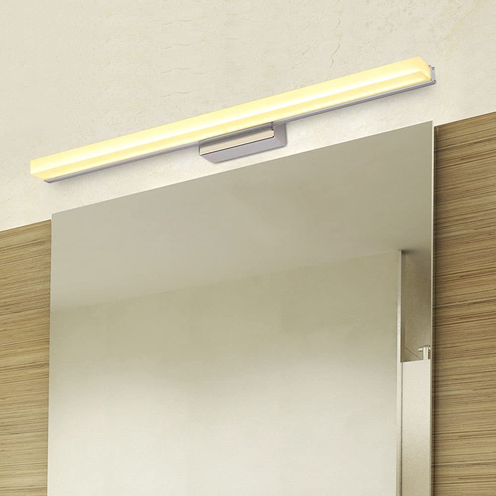 LED-Badezimmerspiegelleuchte 80 cm, 16 W, 1280 lm, modernes, warmes Weiß (3000 K), Wandleuchte für Waschtischunterschränke
