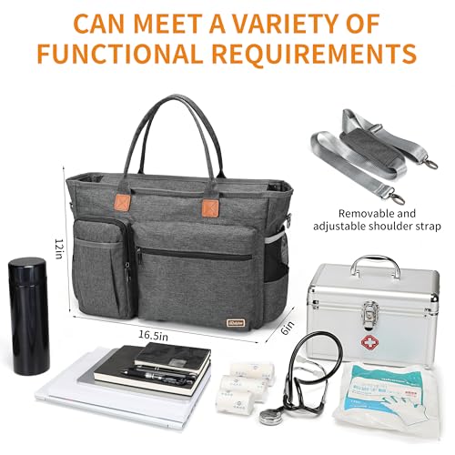 Rabjen Nurse Tote with Laptop Sleeve
