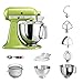 Produktbild KitchenAid Küchenmaschine | VORTEILS SET | Artisan 5KSM175PS Eiscreme Paket | inklusive Speiseeismaschine und Eisportionierer für hausgemachte Dessert-Kreationen (Apfelgrün)