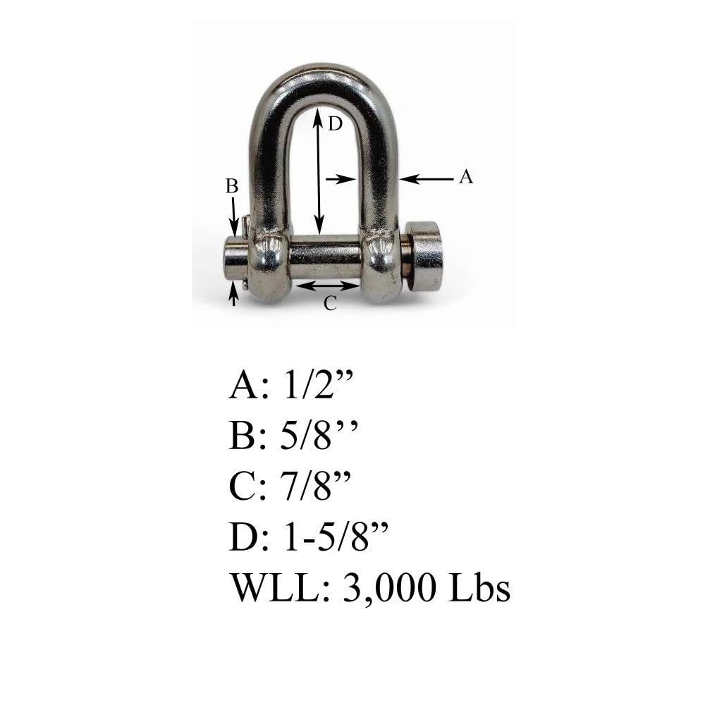DBMIMPORTERS 4 Pcs Forged 1/2