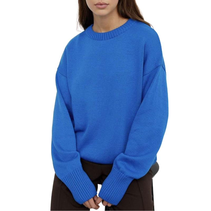 Women's Cute Crewneck Extra Soft Sweater Pullover Tops Sweaters