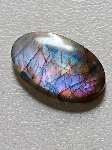 Cabochon en labradorite violette naturelle, pierre d'inspiration unique - 5