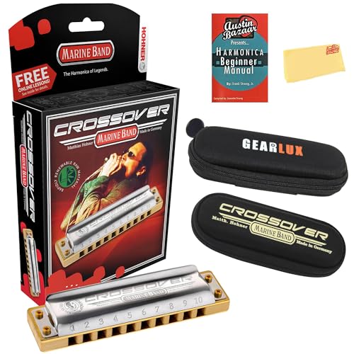 Hohner AUS-M2009BX-C-COMBO-STD Marine Band Crossover Harmonica cover