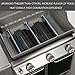 Genesis E-330 Grill 4 Burner 62752 7620 Flavorizer Bars 65505 Heat Deflectors Replacement Parts for Weber Genesis Grill Parts 300 Series with Front Control E-310 E-320 E330 S310 S320 S-330 EP330 7621