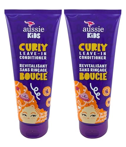 Aussie Kids Conditioner Leave-In Curly 6.8 Ounce (Pack of 2)