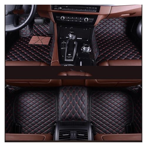 Alfombrillas Coche Alfombrillas Personalizadas para X2 F39 Accesorios para Coche Alfombrillas Alfombra(Black-Red)