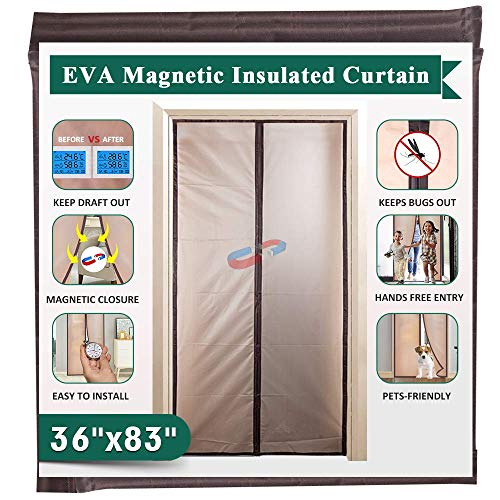 IKSTAR Magnetic Thermal Insulated Curtain Conditioner Heater Room/Kitchen Warm Winter Cool Summer, Keeping