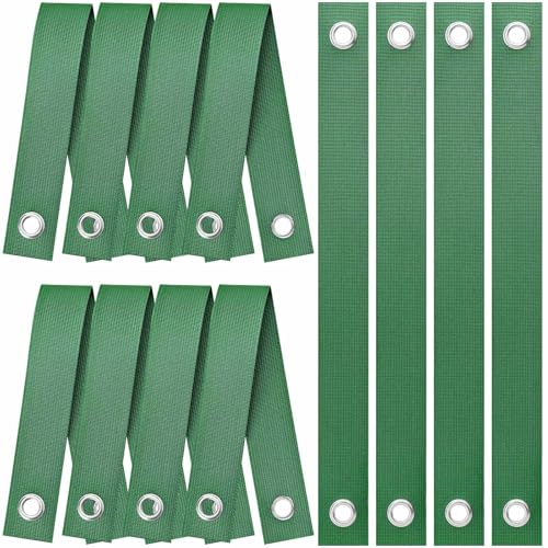 12 PCS Tree Straps for Staking, Tree Support Straps for Newly Planted Sapling, Heavy Duty Stake Strap for Straightening and Hurricane Protection