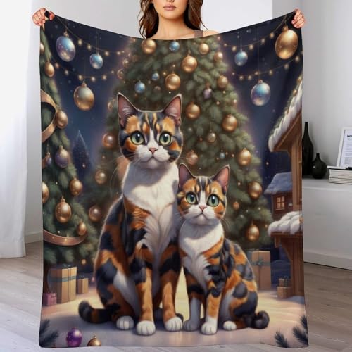 Couverture plaid chat contre le froid rideau doux pour canapé - 2