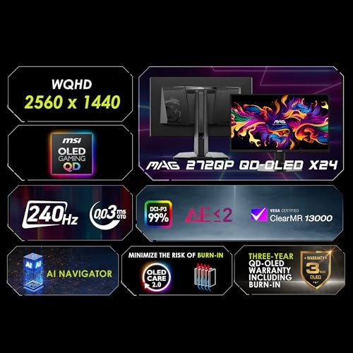MSI MAG 272QP QD-OLED X24 thumbnail 2