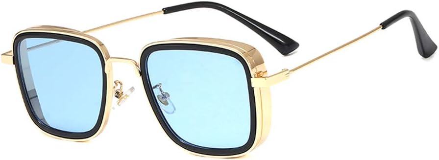 Kabir Singh Steam punk Square glasses Men's Aviator Sunglasses UV400 (T48-LAN SE)