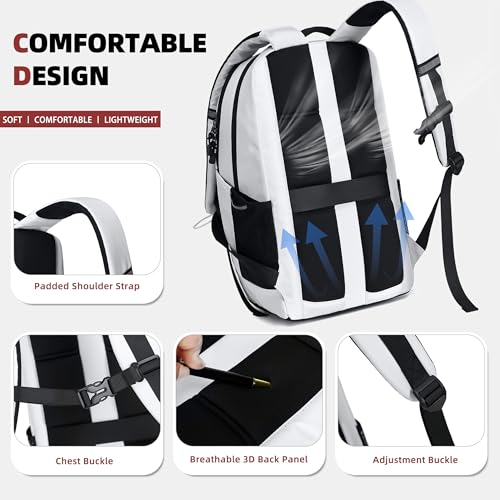 AO ALI VICTORY Women's Laptop Backpack 15.6 inch,Travel Backpack for Men - image 4