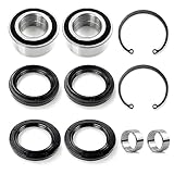91209-HN2-003 Front Wheel Bearings Seals For Honda Foreman 400 450 500 TRX400 TRX450 TRX500 1995-2013 Foreman Rubicon 500 2001-2014 Rincon 650 680 TRX680 TRX650 2003-2023 91256-HM7-003 91051-HA7-651