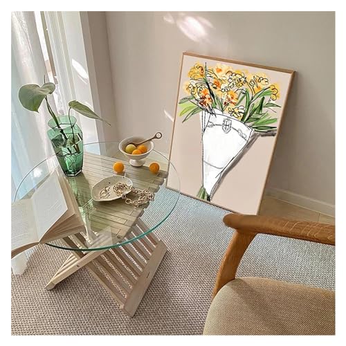 Tableau nature petites fleurs fraîches pour salon moderne - 5