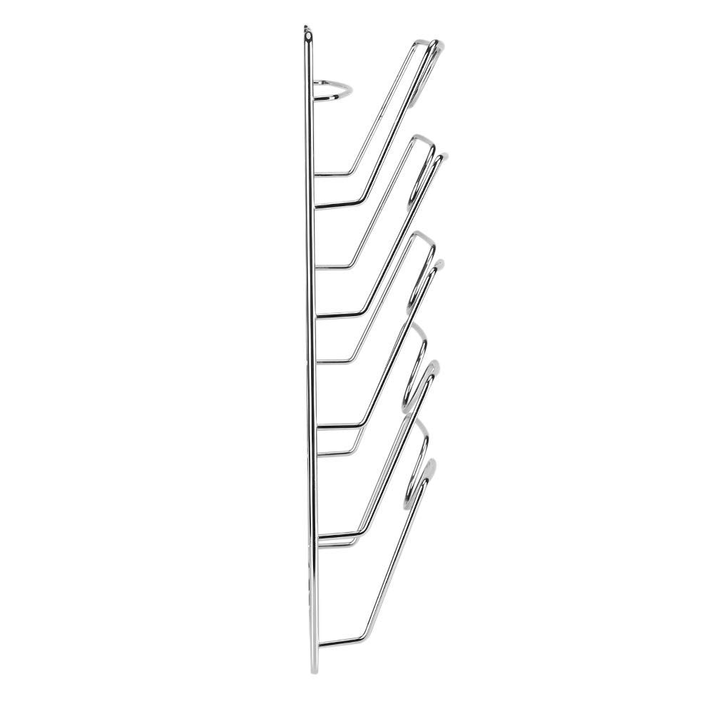 Estink Support Mural pour Couvercles de Casseroles, 5 Niveaux, 5 Compartiments, pour Porte d'Armoire/Mur, 40,7 x 25,7 x 7,5 cm