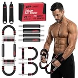 GALFIT Twister Arm Trainer - Chest Workout Equipment for Full-Body Training w/ 6 Resistance Levels, 90-120, 120-150 lb Arm Workout Equipment, Wrist Braces Chest Exerciser for Men and Women