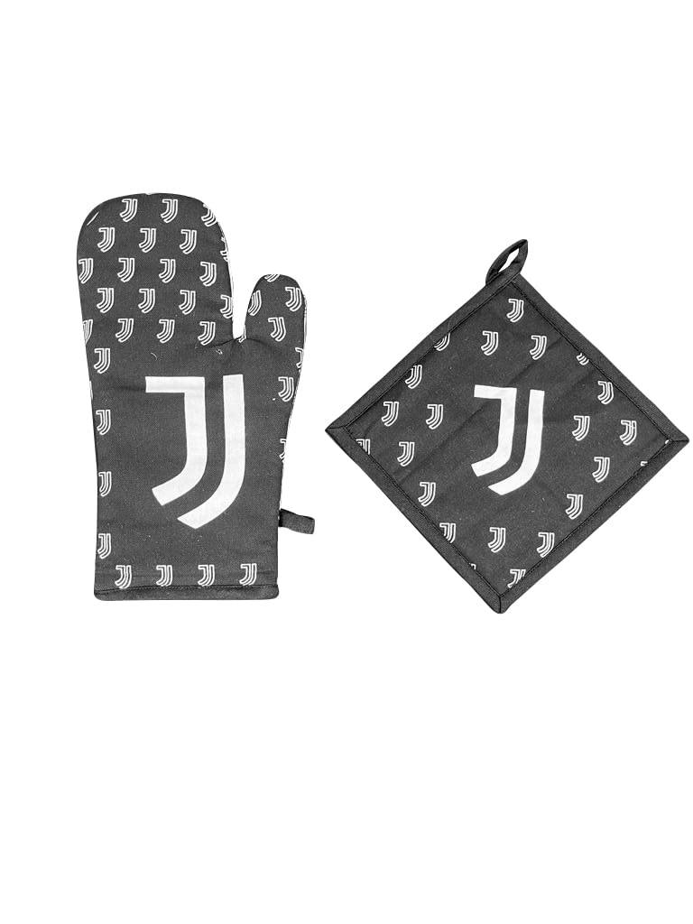 Hermet Juventus F.C. Guanto Forno Presina Cucina Set Barbecue Prodotto Ufficiale 5260 100 J001