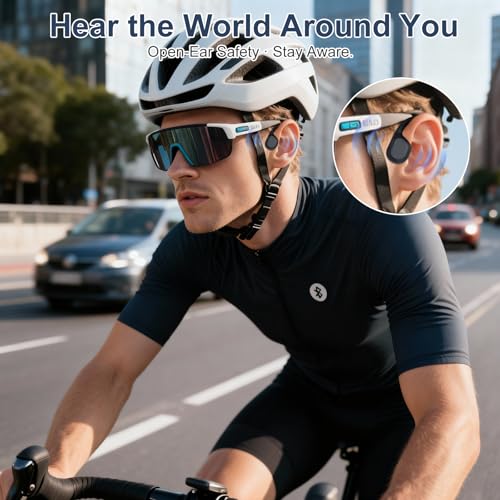 LOBKIN Bone Conduction Headphones, Open Wireless Bluetooth 6.0 with Magnetic IP67 Waterproof Earphones Running Headphones, Ultra-Lightweight Sports Earbuds for Gym Workout Cycling (Black) - Image 5