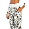 Jessica-Simpson-Sportswear-Womens-Felicity-Jogger-Sweatpant Jessica Simpson Sportswear Women's Felicity Jogger Sweatpant, White Animal Texture, Large