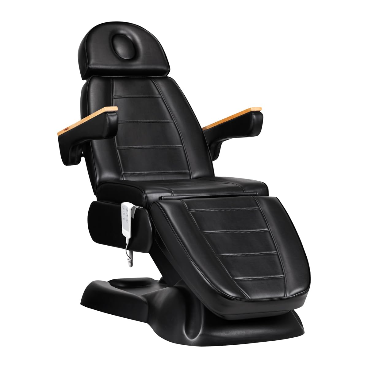 ACTIVESHOP Lux Sillon 273b elektrischer Kosmetikstuhl 3 Motoren schwarz