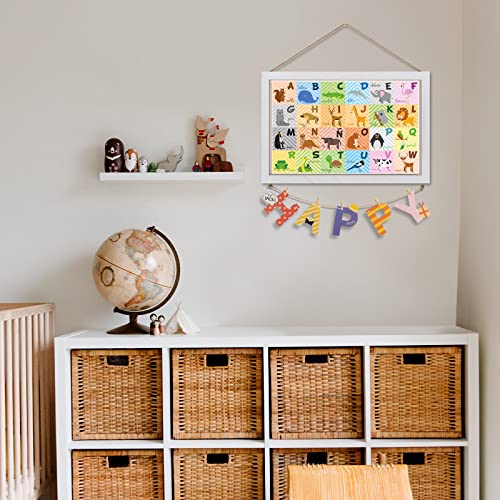 Emfogo Bulletin Board Wooden Frame Cork Board 16"X11" Corkboards For Wall And Office Decor For Girls Room, Office, Bedroom, Kids Room, Classroom #TOP2
