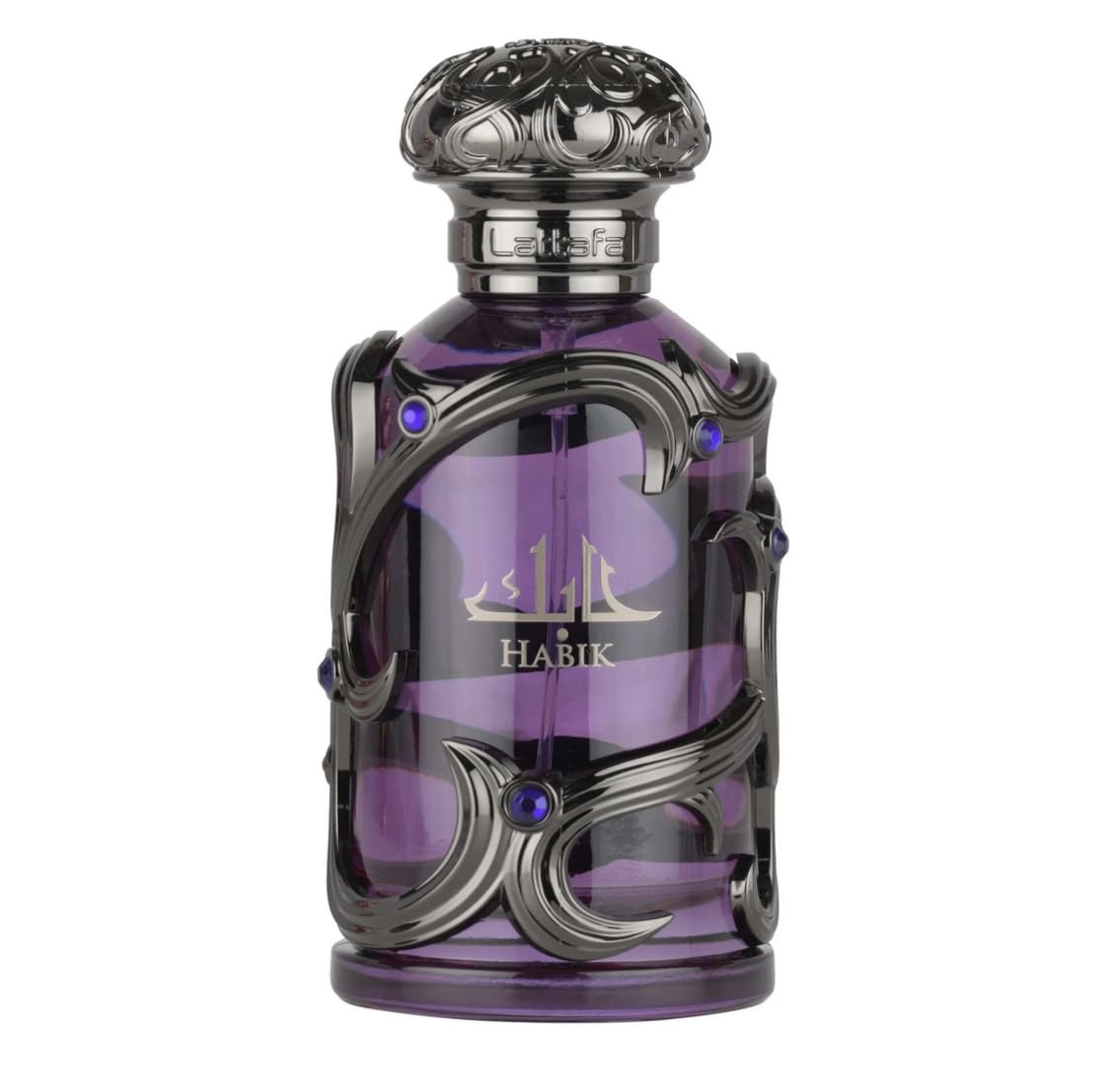 Lattafa Habik for Men Eau de Parfum 100 ml, Perfume Árabe Masculino de Larga Duración, Incluye Atomizador, Fragancia Amaderada Especiada con Notas de Cardamomo, Lavanda, Canela y Ámbar (Habik for Men)