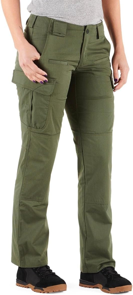 5.11 Tactical Women's Stryke Pants, Professional Work Cargo Stretch Pant, Water Resistant, Knee Pad Ready, Style 64386ABR - Image 4
