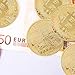 Bit Coin,Commemorative Coin,Physical Bitcoin with Protective Case,Gold Plated Bitcoin for Commemoration,BTC Cryptocurrency,Chase Coin Gifts for Men (9pcs)