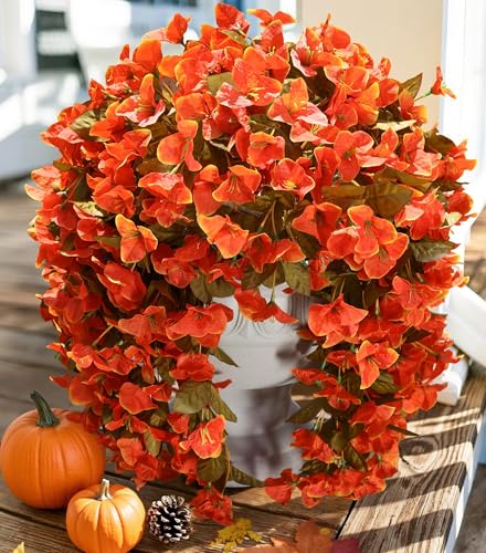 Bougainvillea Artificial Flowers Plants for Outdoors Outside Fall...