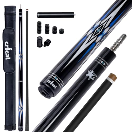 CRICAL CXD Series Carbon Fiber Pool Cue Set, Low Deflection