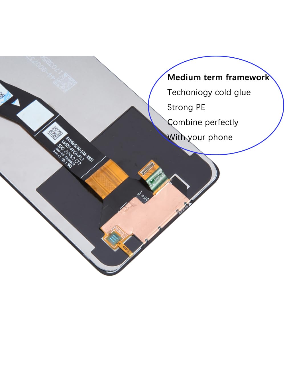Pantalla para Motorola Moto G24 Power | con Kit de reparación，IPS LCD，pantalla HD，pantalla de reemplazo