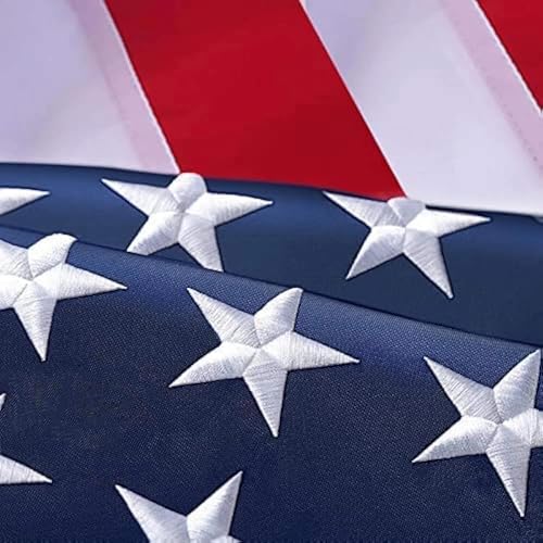 American Flag 3x5 FT Long Lasting 420D Heavy Duty US Flags for High Wind TearProof Polyester USA...