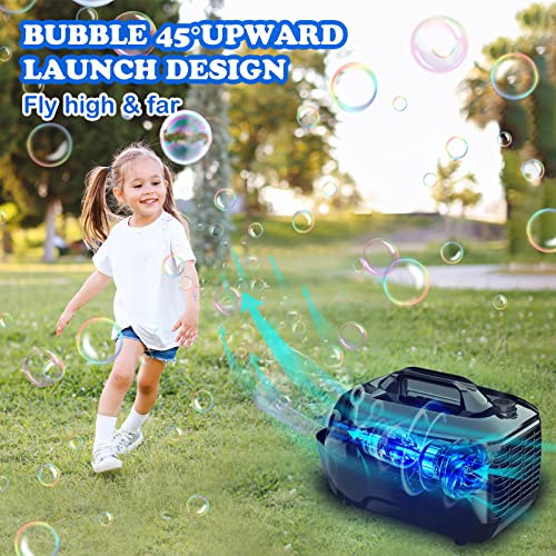 Bubble Machine, Automatic Bubble Blower Bubble Machine For Kids Toddlers Portable Bubble Maker With Remote 5000+ Bubbles/Min Bubble Toys For Indoor Outdoor Birthday Party #TOP5