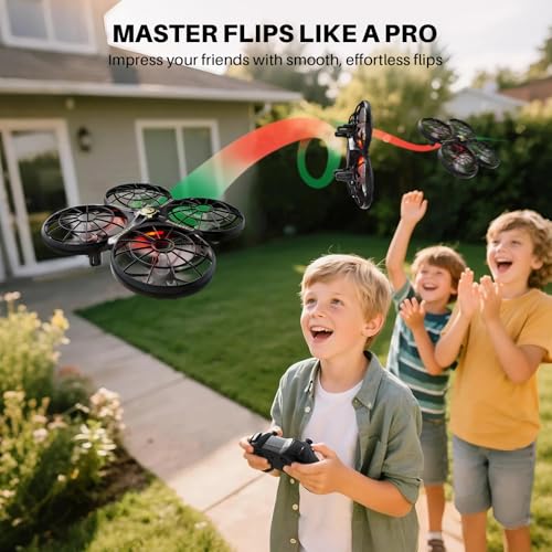 SYMA Drone for Kids 8-12 with Automatic Obstacle Avoidance, 20 Mins Flight Time(2 Batteries), One-Key 360°Flips and Altitude Hold, Safe Indoor Flying Toys for Boys and Girls - Image 5