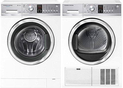 Fisher Paykel Front Load Compact WH2424P1 24" Washer with DE4024P1 24" Electric Dryer