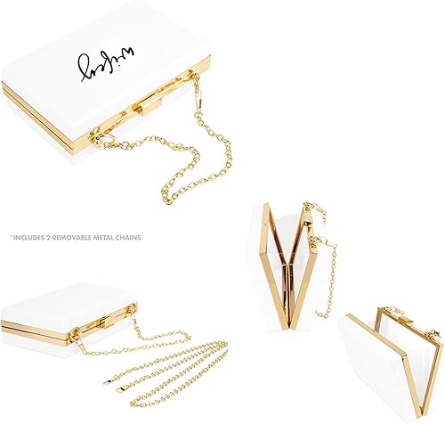 Miniatura 2 de Andaz Press Colección de monedero de mano de acrílico, color fantasía (Wifey)