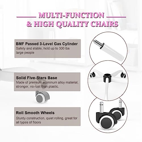 Mimoglad Office Chair, High Back Ergonomic Desk Chair With Adjustable Lumbar Support And Headrest, Swivel Task Chair With Flip-Up Armrests For Guitar Playing, 5 Years Warranty #TOP7