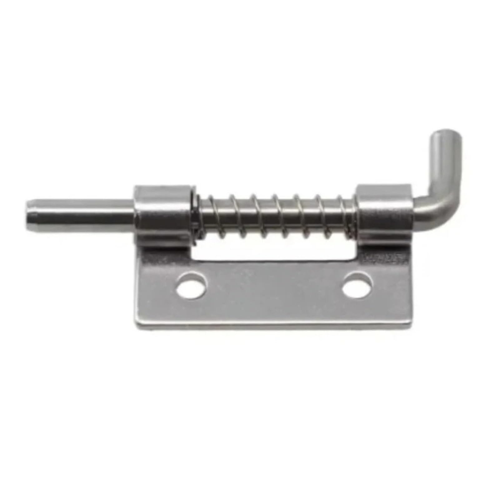 5pcs Stainless Steel Spring Loaded Latch Pin Barrel Lock Cabinet Door Bolts Fixing Latches Gate Shed Window Security Hinges Hardware for Yard Gate