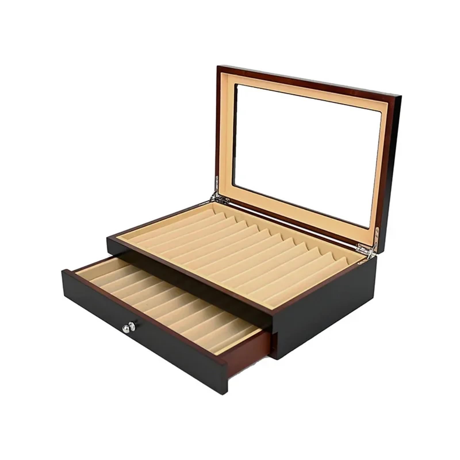 12/23/34/78 Portapenne in Legno, portapenne/Astuccio portapenne, Grazioso Astuccio for Ufficio Scolastico espositore Penne(Color 2)