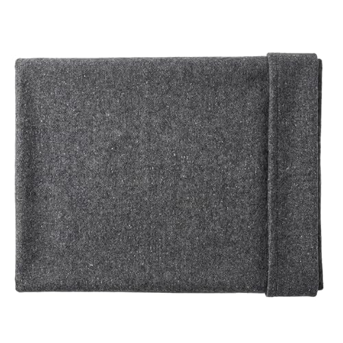 Kemp USA Emergency Relief Blanket Gray 60 x 84 Inch Multipurpose Disaster Preparedness Blanket Cotton Acrylic Polyester Blend Survival Emergency Supply Gear