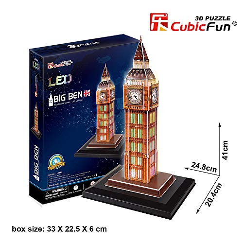 Cubicfun L501H Led Big Ben Puzzle #TOP1