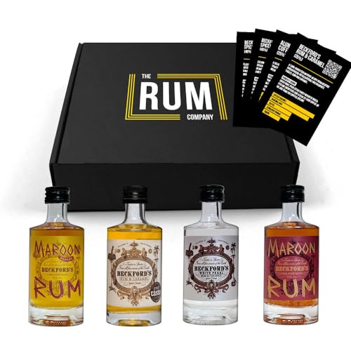 Beckford's Rum Taster Set Gift Box (4x50ml)