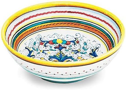 Arte D'Italia Imports Ricco Deruta Hand Painted Salad Bowl from Italy