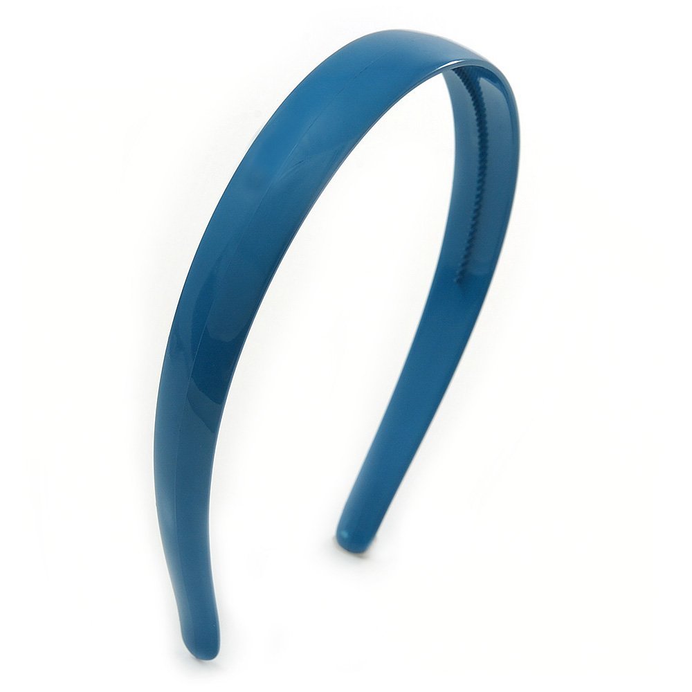 Teal Blue Polished Acrylic Alice/Hair Band/HeadBand