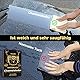 Autoleder - Fensterleder - 1 Stück Extra Groß (70x40cm) aus Echtem Leder - Auto Ledertuch - Lederlappen - Ledertuch Autopflege Streifenfrei und Ultra Saugfähig - Gute QUALITÄT (1, Chamois)