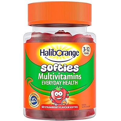 Haliborange 3-12 Years Multivitamins Everyday Health - 30 Strawberry Flavour Softies - 2 Pack