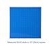 LVHERO Classic Baseplates Building Plates for Building Bricks 100% Compatible with All Major Brands-Baseplate, 10in x 10in, Pack of 8 (Blue)