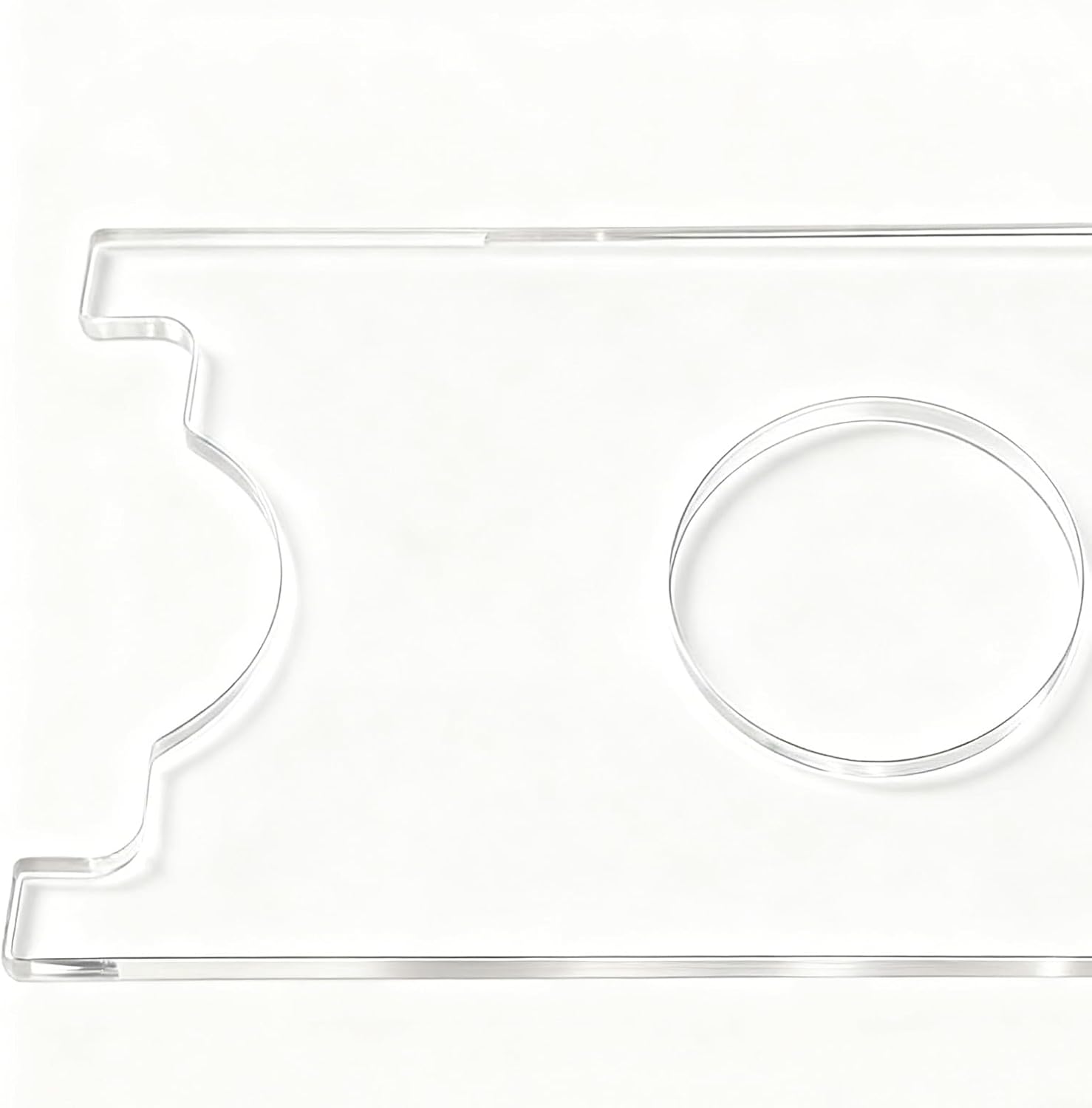 Wall Protector Furniture, Transparent Wall Spacer Kit, 2 Piece Acrylic Scratch Proof Anti Sliding Furniture Guard, Sofa Bed Table Chair Protection Tool, Household Hotel, for Prevent Sliding Damage